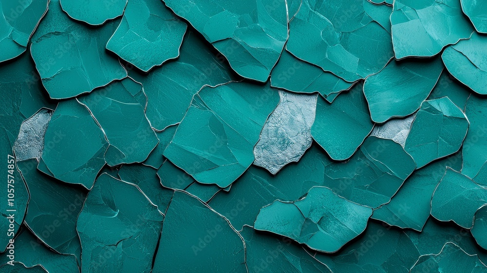 Poster exploring the intricate patterns and textures of turquoise tile layers a visual journey into design 