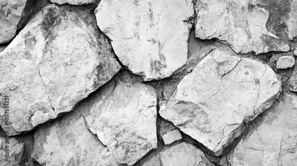 Poster bright gray rustic concrete stone texture background in a square format