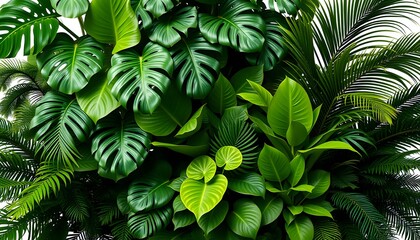 green leaves background