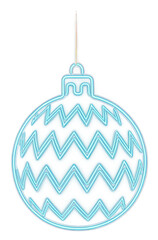 PNG Christmas ornament ball christmas pattern holiday.