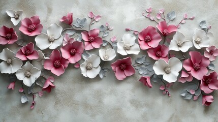 3D Floral Wall Art