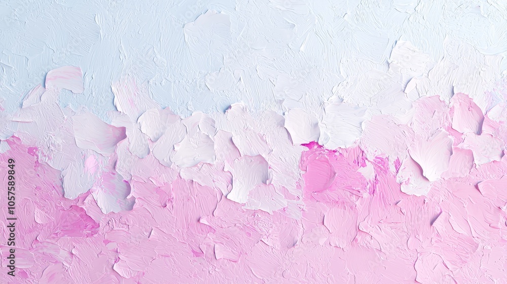 Poster captivating soft pink and blue abstract texture creating a serene and dreamy artistic atmosphere for