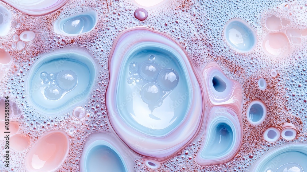 Aufkleber exploring the unique aesthetic of colorful soap bubbles a visual journey through fluid dynamics and 