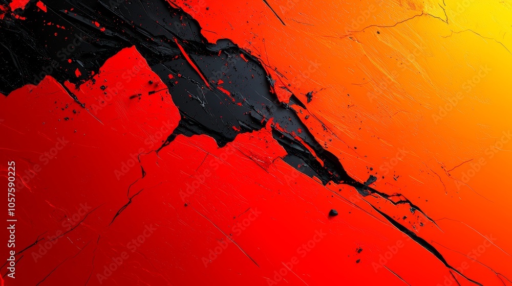 Aufkleber vibrant abstract texture a stunning display of bold colors intertwined in dynamic layers of red blac