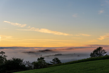 Fototapeta premium sunrise in the mountains