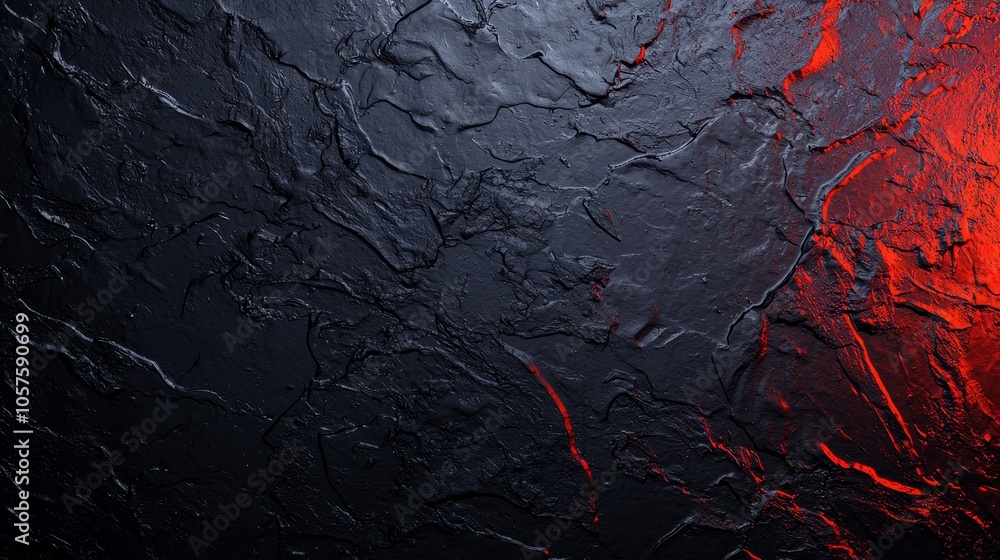 Aufkleber abstract black and red textured background with intricate patterns evoking depth and dimension for c