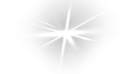 Png light effect. Spotlight spark. Stadium Lighting. Sunlight, Spot lighting with insert bams of ICE strobes. Bring in the spotlight with a star.