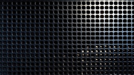 Chrome mesh texture backdrop of a combination amplifier