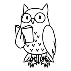 Owl coloring pages for kids