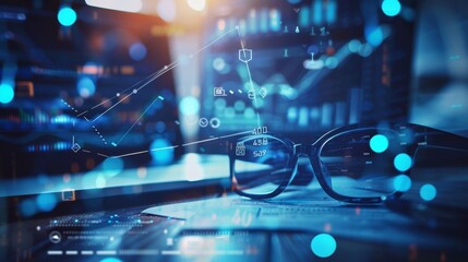 Business Analytics with Glasses and Graphical Interface