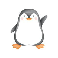 christmas penguin , Christmas illustration 