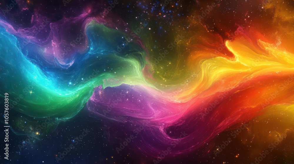 Aufkleber a mesmerizing abstract portrayal of quantum finance, where clusters of luminous dots and graphs danc