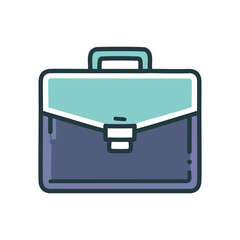 Business portfolio case. Professional briefcase, symbolizing success and career growth. Ideal for work presentations.