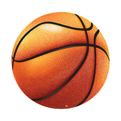 Obraz premium orange basketball clip art Vector