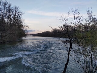 Dust at the river side