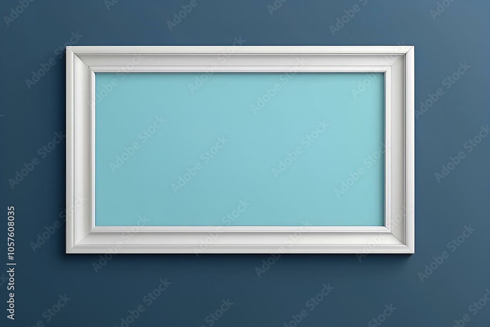 Poster clean and minimalistic design featuring a white frame with soft rounded edges, set against a light b
