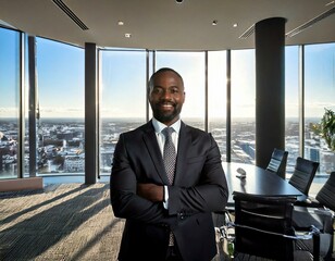 businessman in airport