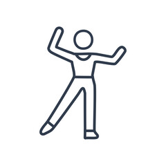 Active person exercise fitness. Energetic individual exercising, symbolizing health and vitality.  Stay fit and active.