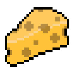 チーズ ドット絵 8bit (.ai)