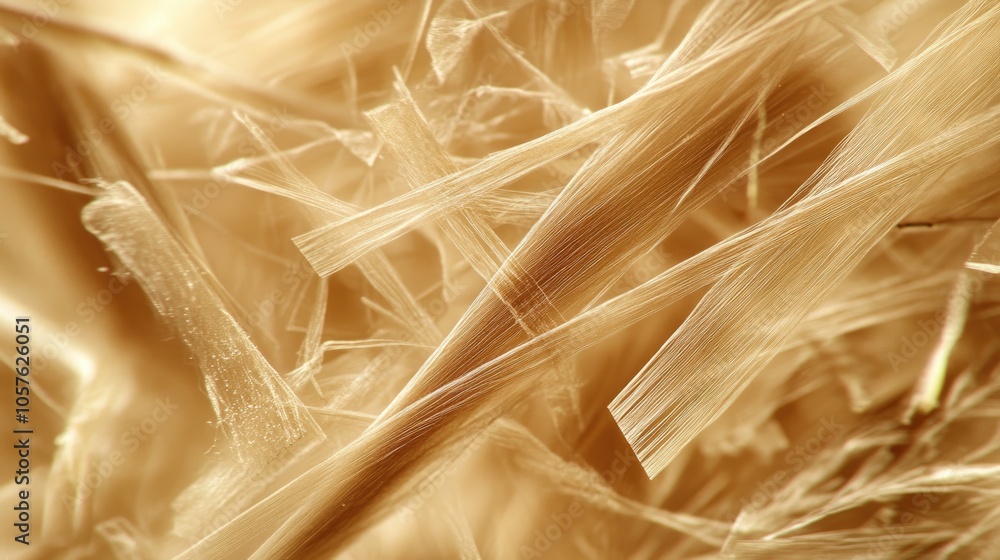 Poster bamboo fibers under a microscope at 4x magnification showcasing the intricate structure of this uniq