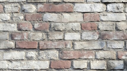 Fototapeta premium Light toned brick texture featuring a delicate background pattern