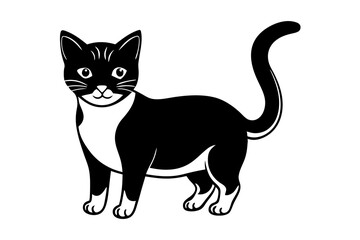 Elegant Cat Silhouettes Vector Illustration Collection
