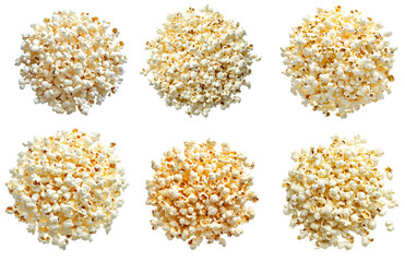 Assorted Popcorn Buckets with Classic Red Stripes