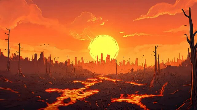 Post Apocalyptic Cityscape