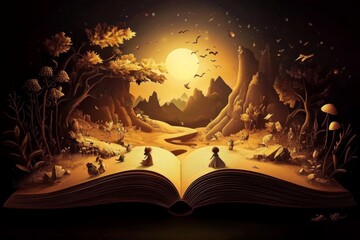 Obraz premium A Dreamlike Experience within a Fairytale Setting