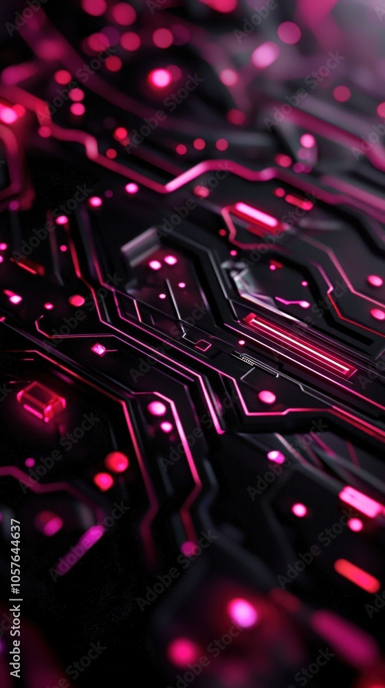 Aufkleber exploring the depths of digital circuits a glimpse into futuristic tech design