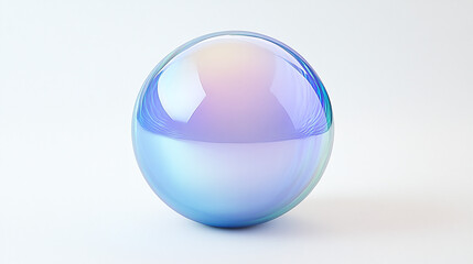 Iridescent Glow: Soft, pearly gradient resembling iridescent light play, creating a modern, futuristic feel