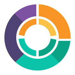 circle infographic icon
