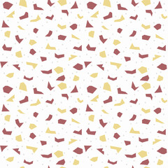 Terazzo texture vector seamless pattern