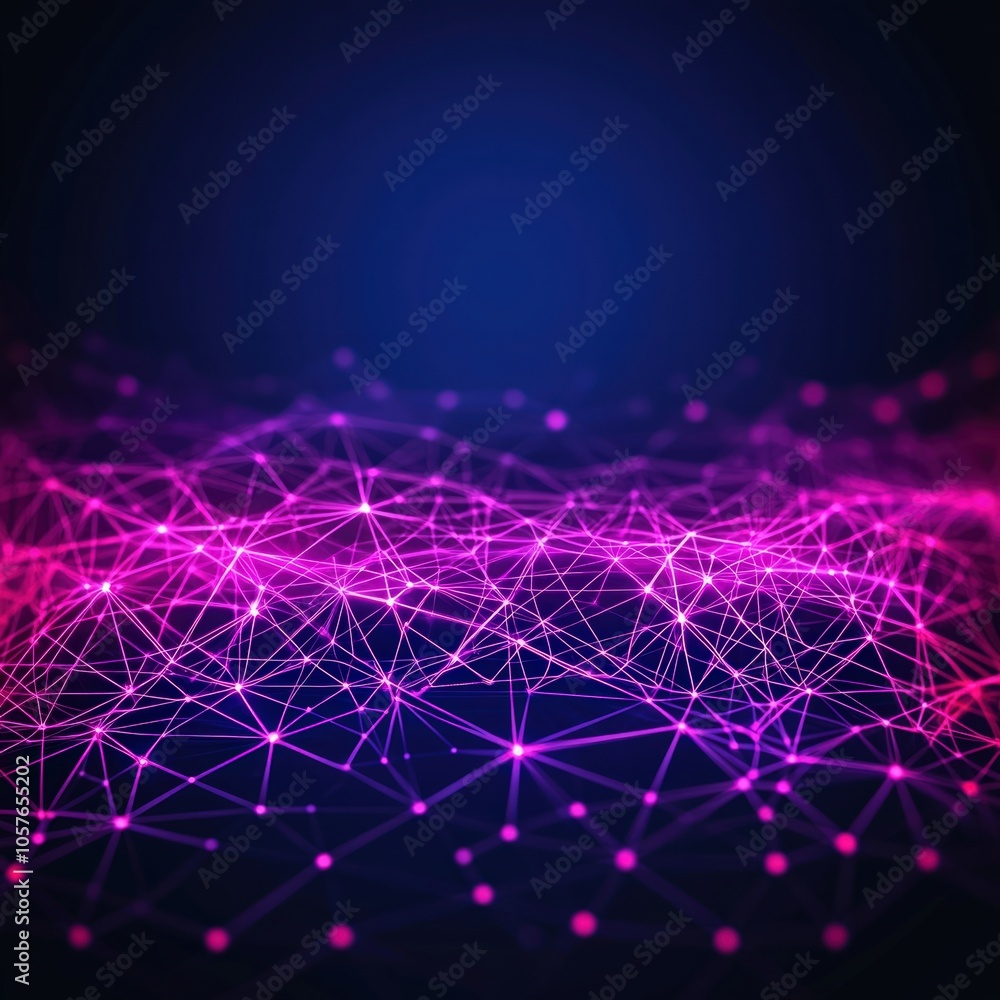 Poster innovative connections exploring the vibrant network of digital data visualization