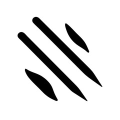 Obraz premium claw scratch icon