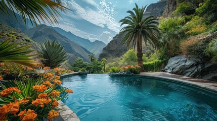 A luxurious pool