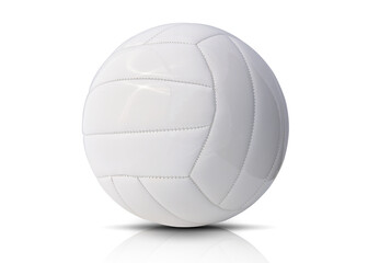 Volleyball ball isolated on white background. This has clipping path.