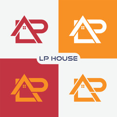 RL initial monogram logo for real estate with creative home logo, Letter LR or RL with house combination logo concept vector icon
