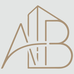 AB logo design
