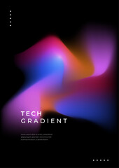 Vibrant Abstract Background With Smooth Colorful Waves