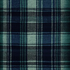 Dark Green and Blue Plaid Fabric seamless pattern ,textile design