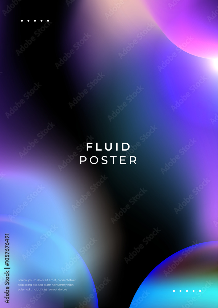 Poster Abstract Minimal Background With Gradient Colors And Texture. A vibrant abstract background gradient colors in a minimalistic design. Perfect for modern design projects, backgrounds, or presentations