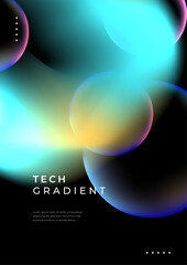 Abstract Fluid Gradient Poster with Vibrant Colors. Abstract fluid poster design featuring vibrant gradients. Perfect for modern backgrounds, digital art, and creative projects