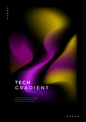 Abstract Fluid Gradient Poster with Vibrant Colors. Abstract fluid poster design featuring vibrant gradients. Perfect for modern backgrounds, digital art, and creative projects