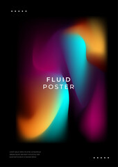 Colorful Abstract Background with Fluid Gradient Design. Vibrant abstract flowing gradients in various colors. Ideal for creative design projects, presentations, and digital art