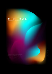 Vibrant Abstract Gradient Background With Soft Colors