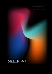 Vibrant Abstract Background with Gradient Glow