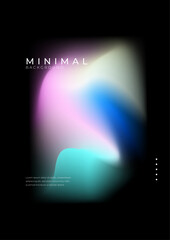 Colorful Abstract Minimal Background with Gradient Design. Vibrant abstract minimal background featuring a smooth, gradient blend of colors. Ideal for modern design, digital art, and creative projects