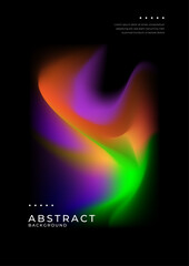 Vibrant Tech Gradient Abstract Background Design. Abstract design featuring vibrant gradients. Perfect for tech, creative, and modern themes, evoking a futuristic and dynamic feeling