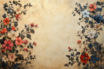 mothers day design, a stylish mothers day card featuring detailed floral patterns, perfect for honoring the occasion